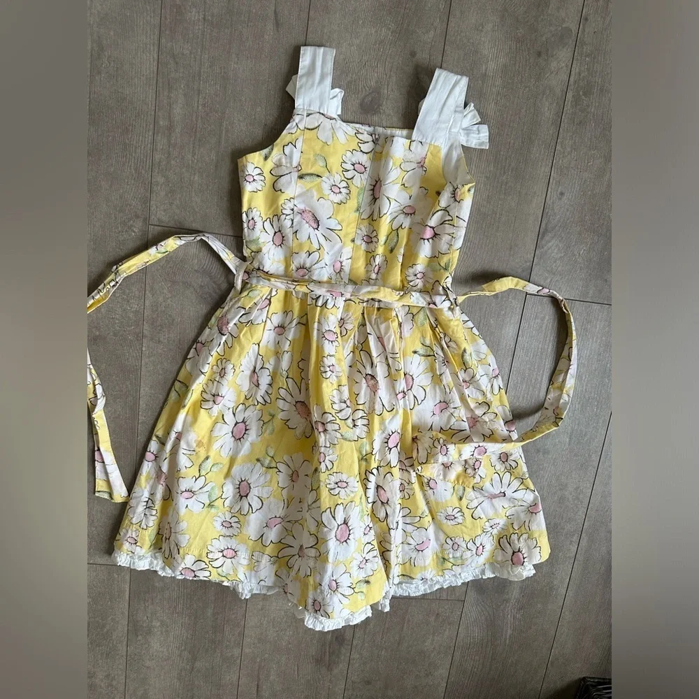 Vintage Children’s Place Girl’s Dainty Daisies Cotton Dress Fit and Flare Size 6